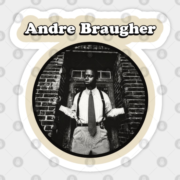 Retro Braugher Sticker by Tiru Store 